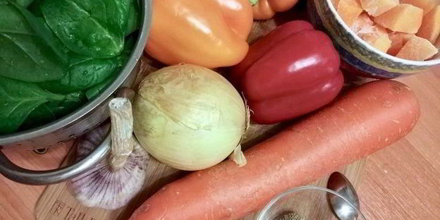 рагу с нутом и тыквой