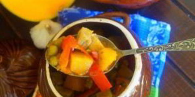 рагу со свининой в духовке