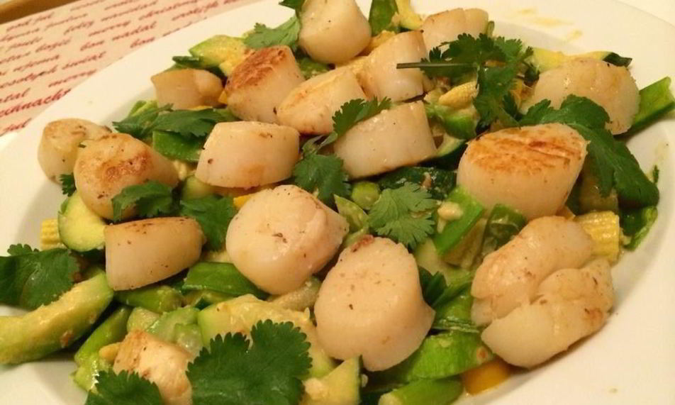 Рецепт тайского рагу с гребешками