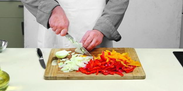 запеченное рагу из рыбы с перцем