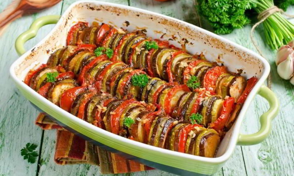 Рецепт рататуя из баклажанов