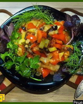 Рататуй кабачки баклажаны болгарский перец