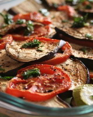 Рататуй Мишеля Герара со свежими овощами