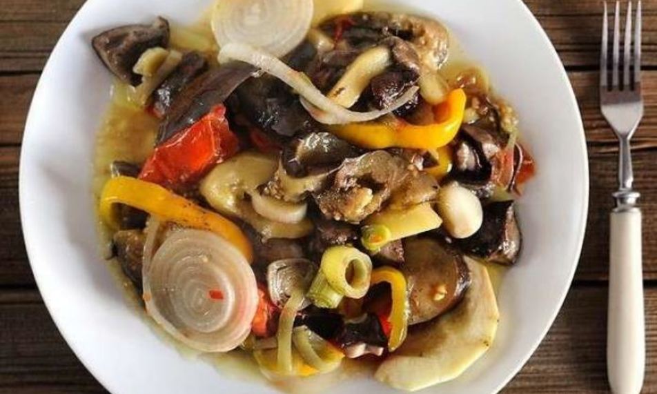 Рецепт рататуя с грибами