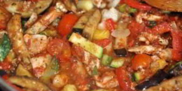 рататуй с курицей