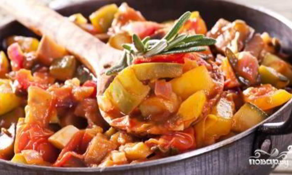 Рецепт рататуя с мясом и картошкой