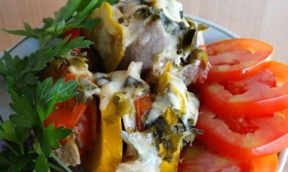 Рецепт рататуя с мясом в мультиварке