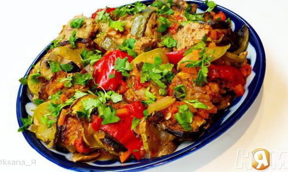 Рецепт рататуя с мясом