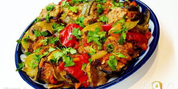 рататуй с мясом