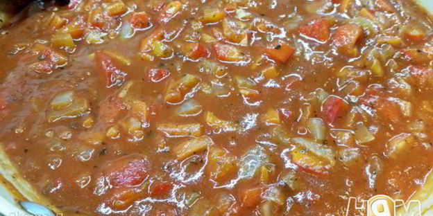 рататуй с мясом