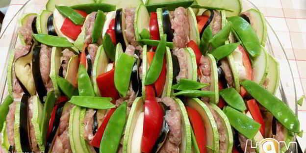 рататуй с мясом