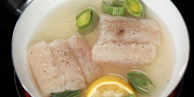 рататуй с судаком в белом вине