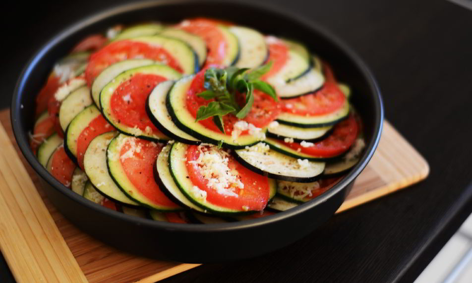 Рецепт рататуя с сыром моцарелла