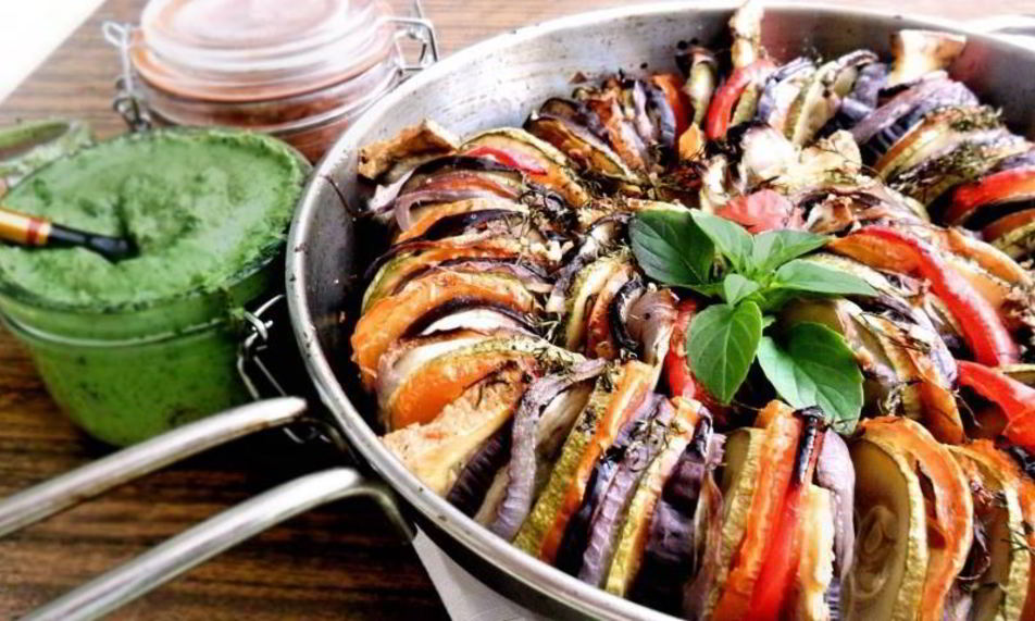 Рецепт рататуя с сыром тофу