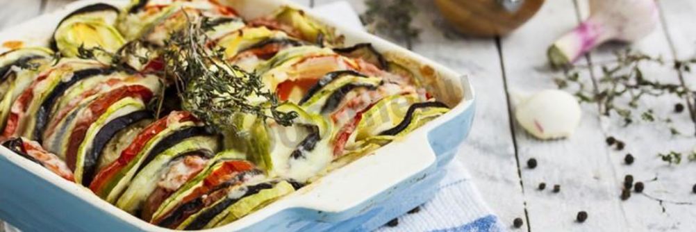 Рататуй с сыром в духовке