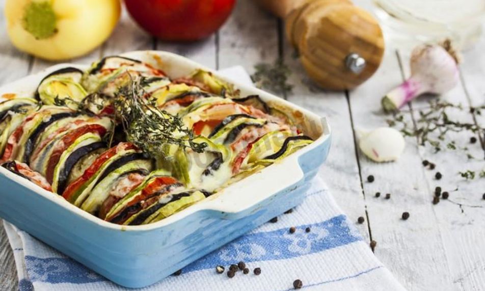 Рецепт рататуя с сырома в духовке