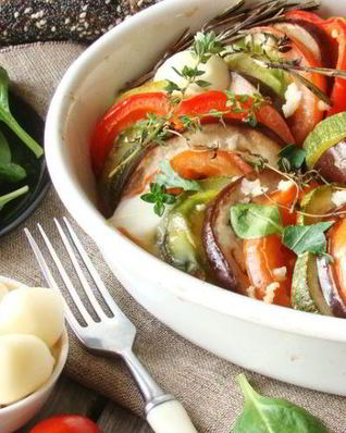 Рататуй с сыром