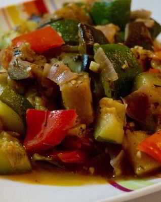 Рататуй со свининой