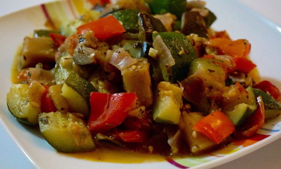 Рецепт рататуя со свининой