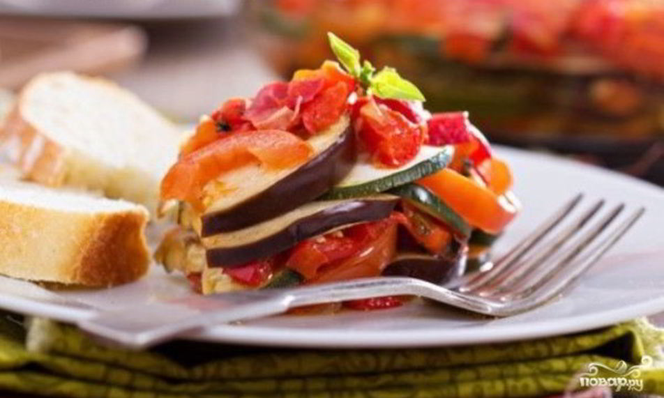 Рецепт рататуя в духовке