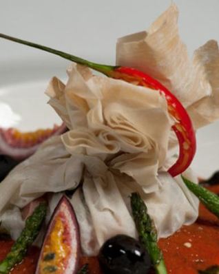 Рататуй в хрустящем мешочке