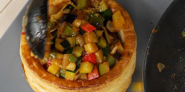 рататуй в корзинке