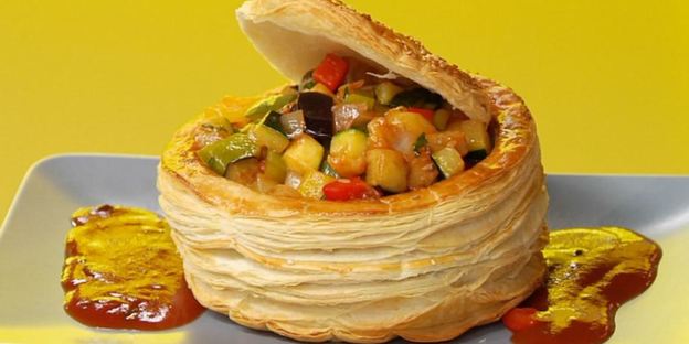 рататуй в корзинке