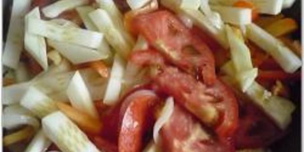 рататуй в тесте