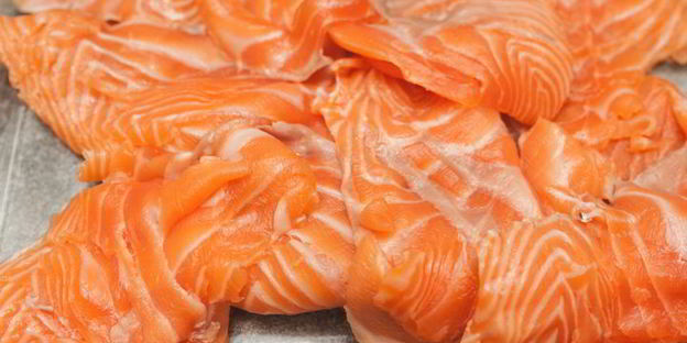 яркий рататуй с семгой