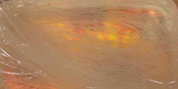 рисовая лапша с овощами и креветками