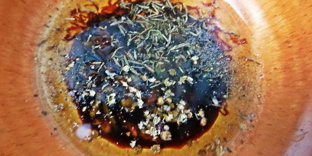 рисовая лапша с рыбой и овощами