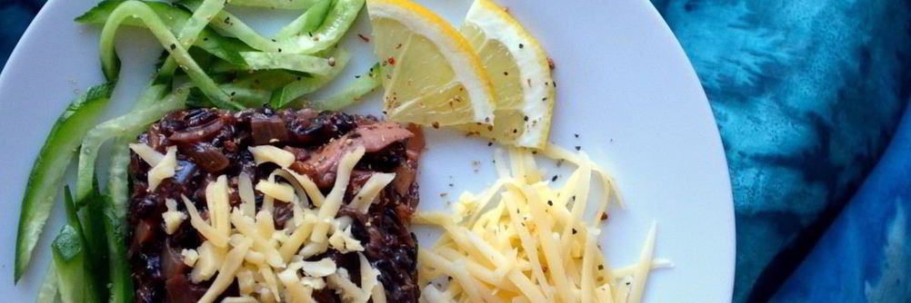 Черное ризотто