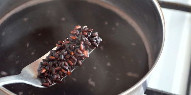 черное ризотто