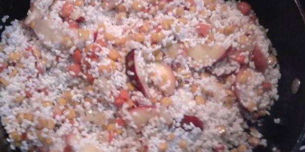 фруктово-овощное ризотто