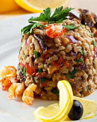 Перловое ризотто Розовый жемчуг