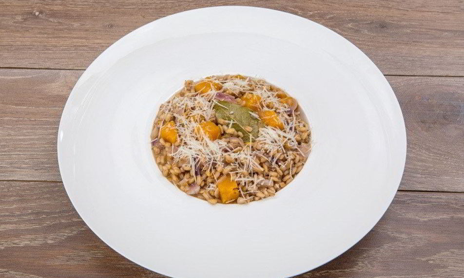 Рецепт перлового ризотто с тыквой