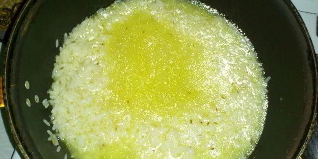 ризотто и золотая курочка