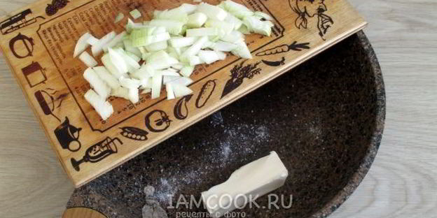 ризотто из перловки с грибами