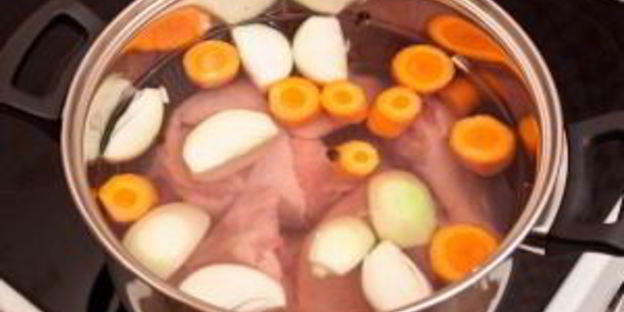 ризотто с беконом и болгарским перцем