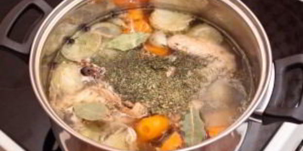 ризотто с беконом и болгарским перцем