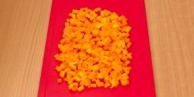 ризотто с беконом и болгарским перцем