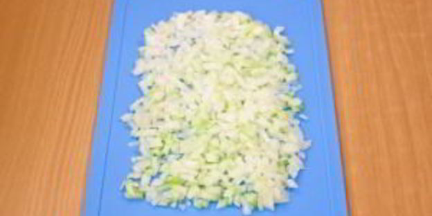 ризотто с беконом и болгарским перцем