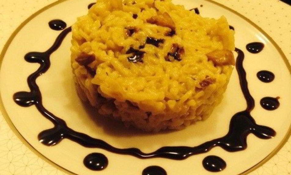 Рецепт ризотто с белыми грибами и трюфельным маслом