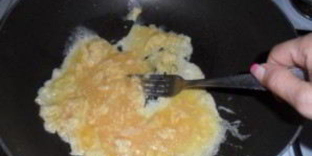 ризотто с горошком и кукурузой