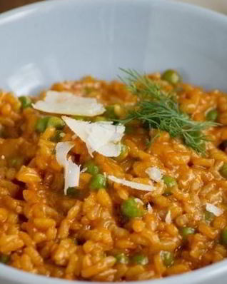 Ризотто с горошком