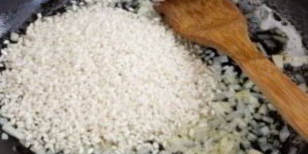 ризотто с горошком