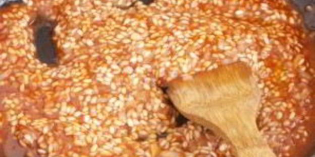 ризотто с горошком