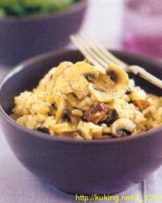 Ризотто с грибами и сыром