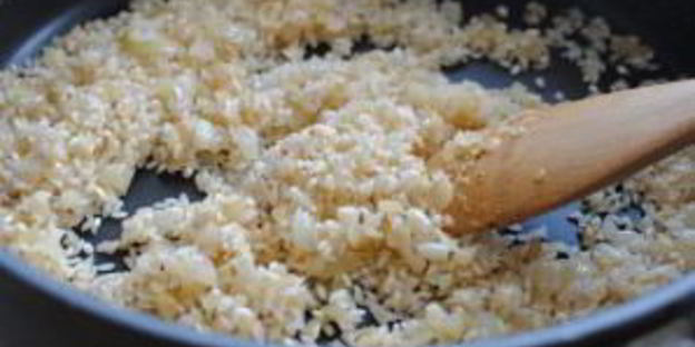 ризотто с кабачками и помидорами