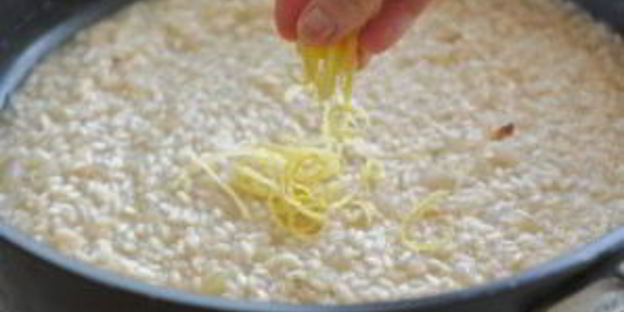 ризотто с кабачками и помидорами